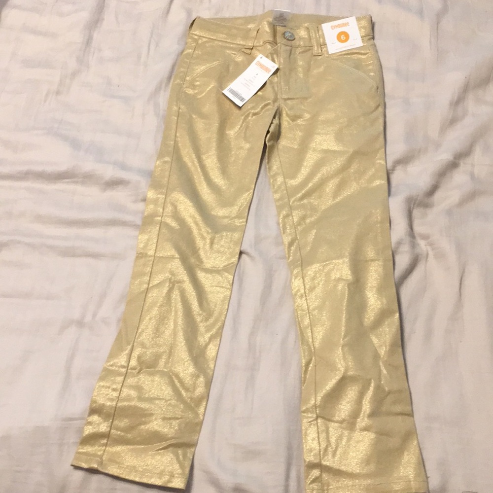 Gold pants